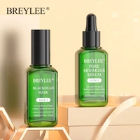 breylee tea tree blackhead remover serum shrink pores essence black peeling mask oil control face sheet mask whitening skin care