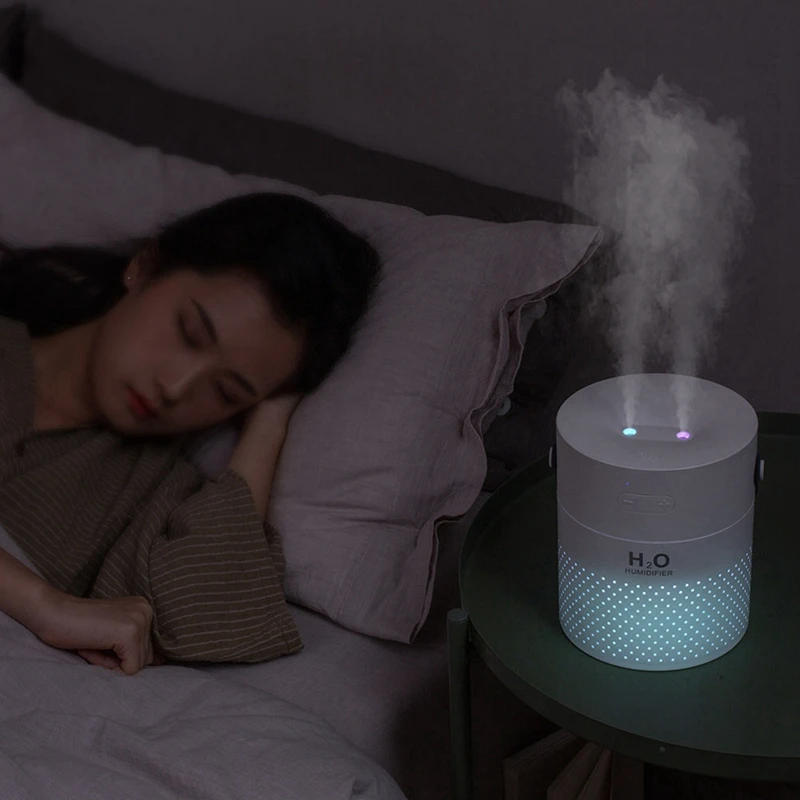 

Portable Air Humidifier USB Wireless Ultrasonic Aroma Diffuser Fogger