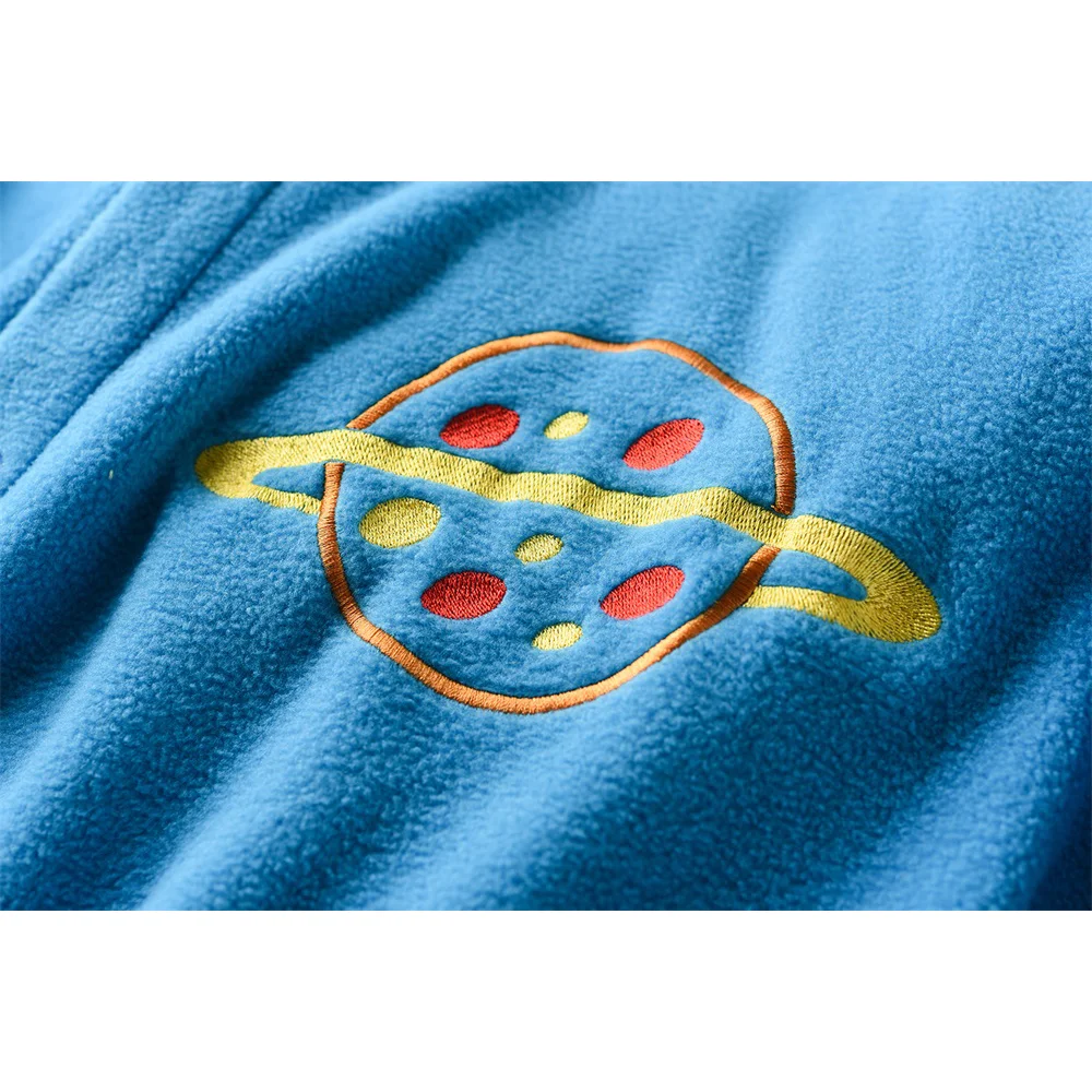 Anime Alien Onesies Men Pajama Blue Monster Kigurumis Cute Warm Winter Overalls Halloween Suit Loose Style Adult Unisex