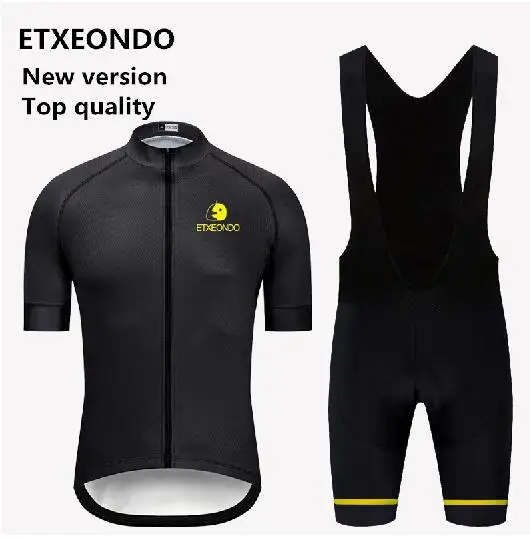 bib kits Новое издание! Одежда для велоспорта Etxeondo, летняя одежда для велоспорта, комплекты из Джерси с коротким рукавом, профессиональная быстросохнущая мужская команда MTB, велосипедная одежда - Цвет: bib kits