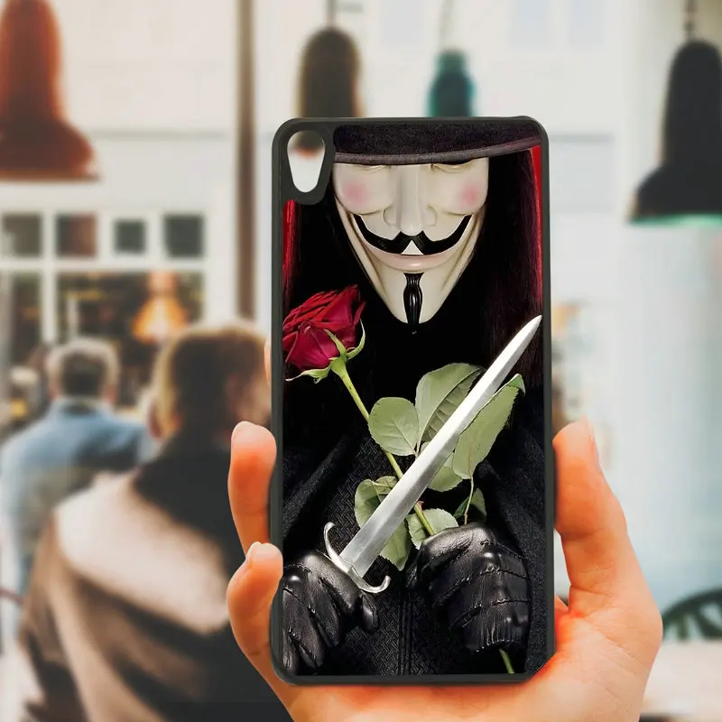 Hot V for Vendetta Mask Mobile Phone Cases Hard PC Cover Sony Xperia z1 z2 z3 z4 z5 m4 m5 X XA XA1 XZ E4 E5 Compact Shell | Мобильные