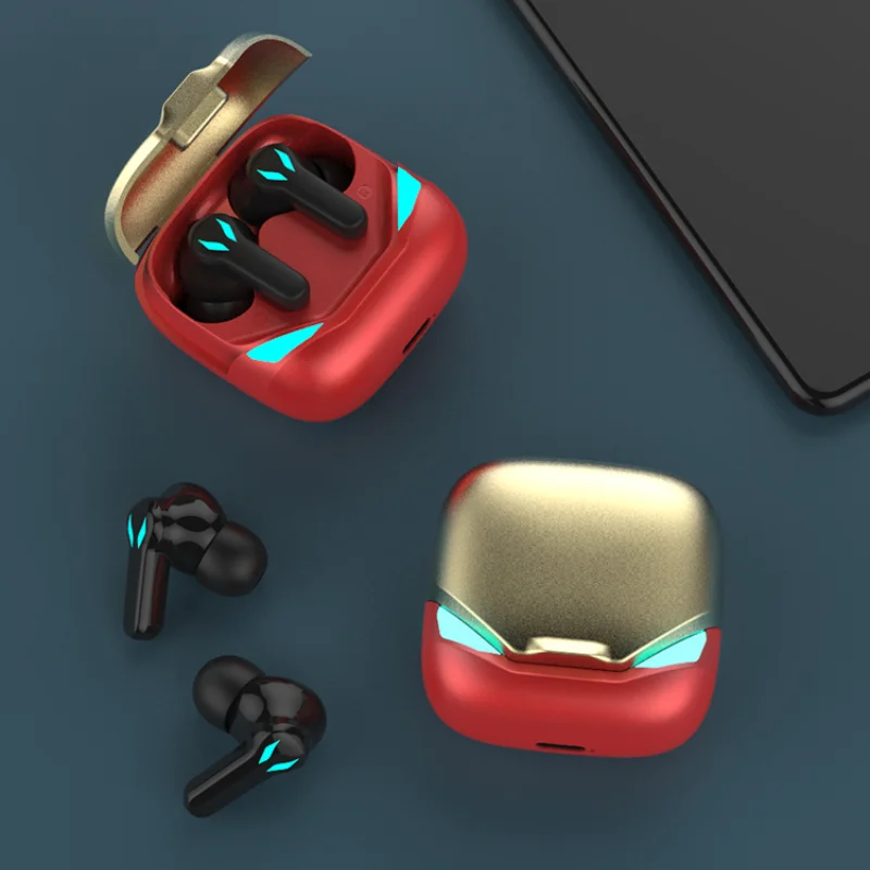 

New GT1 Iron Man Gaming Headset Low Court Bluetooth Headset Stereo Gaming Headset Noise Cancelling Headset PK A6S E6s Y30
