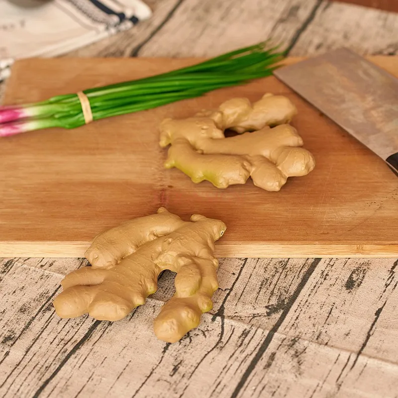 Имитация овощей пластиковая Имбирная модель еды комнаты кабинета фермерский