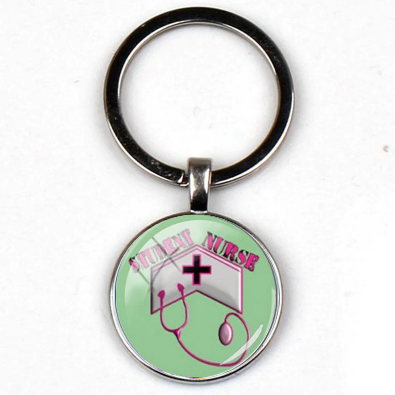 Модный милый брелок медсестры медицинский мультяшный стетоскоп шприц подарок