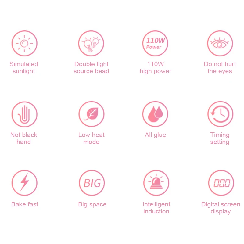 110 Вт телефон сушилка для гель-лака ногтей отверждение всех видов искусства 36