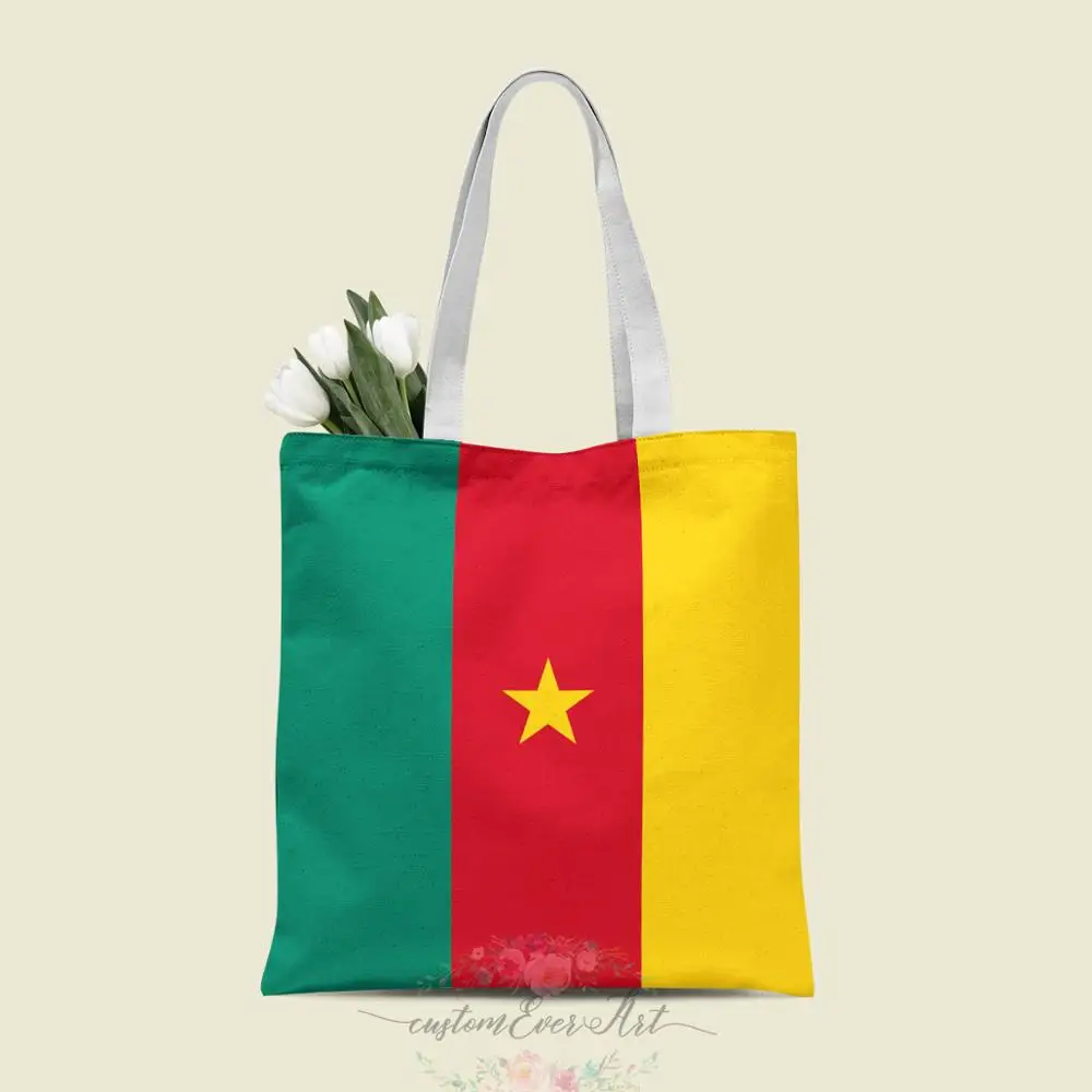 Cameroon tote bag custom canvas bags for women teacher Birthday Bags Gift Bag personalized gifts | Багаж и сумки