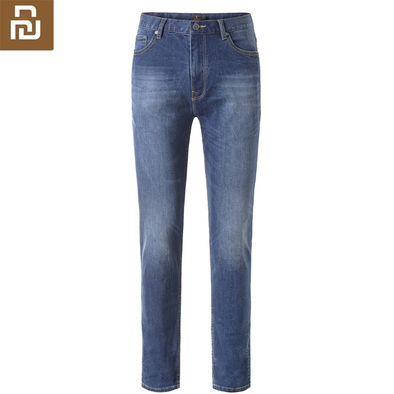 Новинка эластичные прямые джинсы Youpin DMN (мужские) гибкие и удобные дышащие четырехуровневые