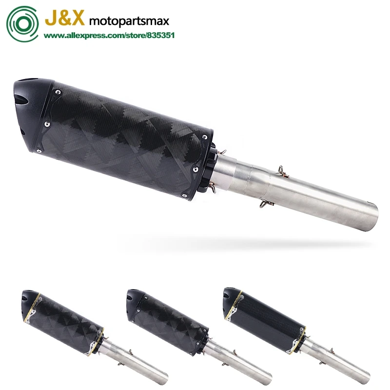 

Exhaust Slip On For Honda CB1300 CB 1300 Middle Contact Pipe 2003 To 2015 Motorcycle Exhaust Muffler Escape with DB-Killer