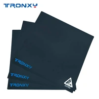 tronxy 3d printer parts black masking tape 220220mm 255mm255mm 330330mm size print bed heatbed sticker accessories