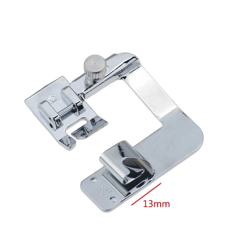 

13/19/25mm Domestic Sewing Machine Foot Presser Foot Rolled Hem Feet For Brother Singer Janome Babylock Juki Sewing Accessories