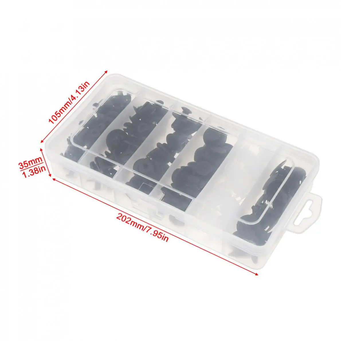 100 шт./компл. 6 видов универсальный пластиковый бампер для кузова автомобиля с