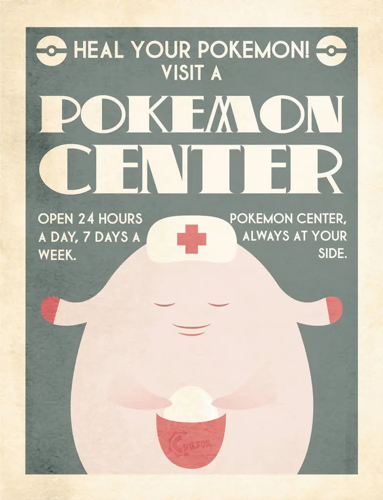 Покемарт Покемон карманные монстры мультфильм винтажный Ретро Крафт покрытый