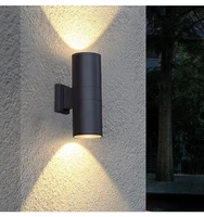 led wall light ip65 outdoor up down luminous waterproof gate fence lamp indoor simple fashionable wall lamp for bedroom corridor
