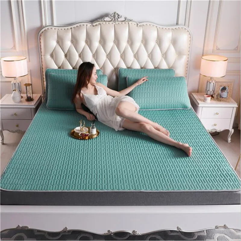 Латексная печать Складная охлаждение летом спальный коврик с подушкой Шамс Queen