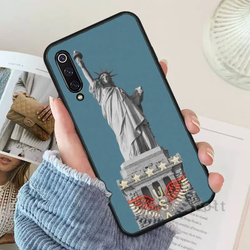 

America USA Flag Phone Case For Xiaomi Redmi 7 9t 9se k20 mi8 max3 lite 9 note 8 9s 10 pro