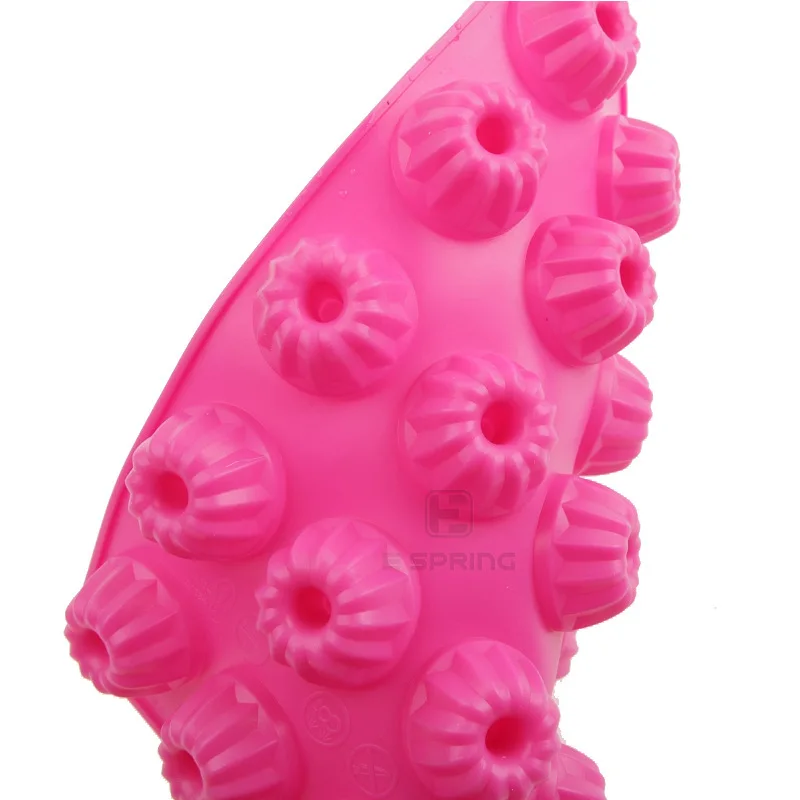 20-полостная мини-Причудливая силиконовая форма для торта гамарин набор пудинга