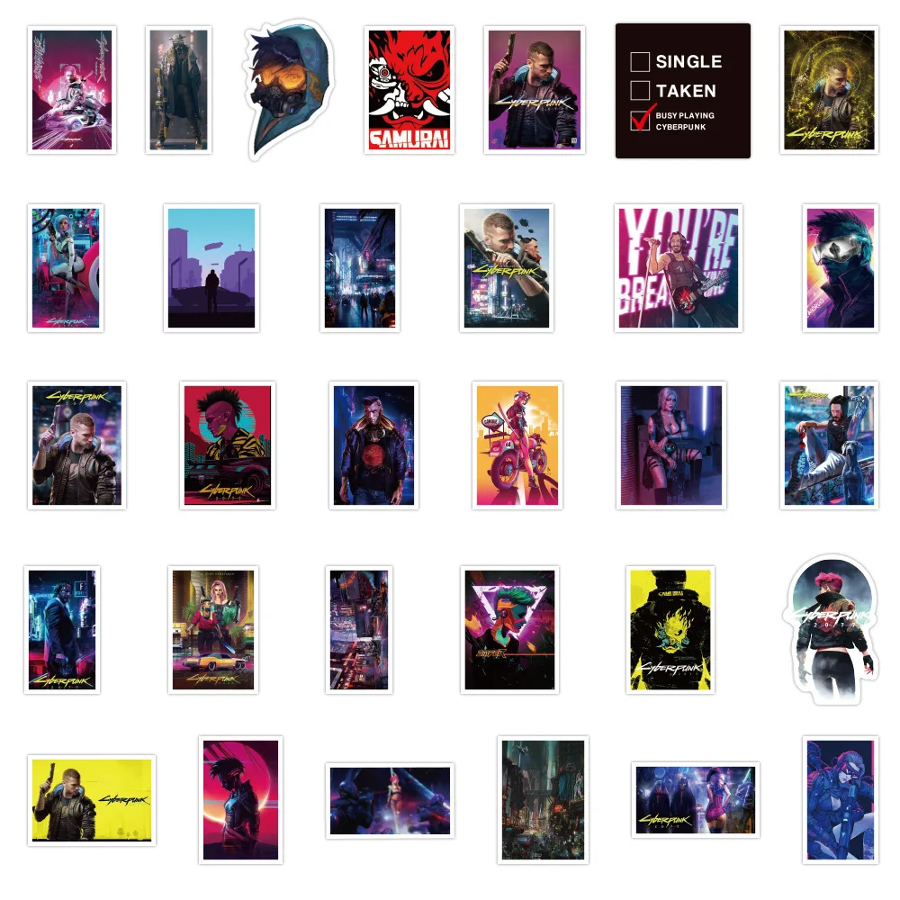 

100PCs Hot Game Graffiti Stickers DIY Luggage Laptop Phone Bedroom Decoration Stickers