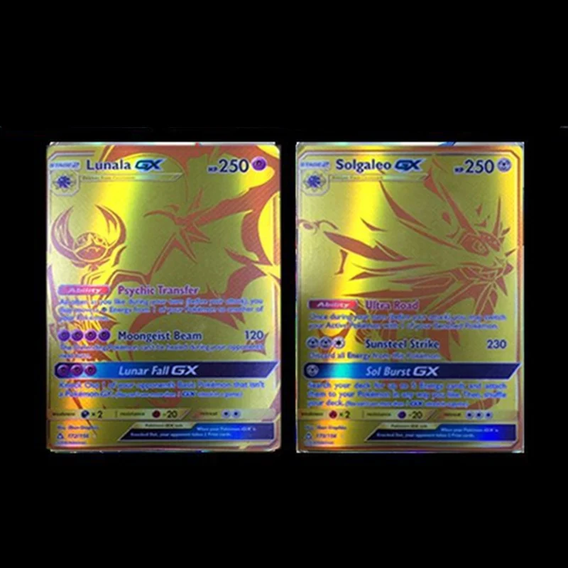 20pcs GX Animals non repeat Shining Cards Game Battle Carte Trading Children Pokemon card Toy