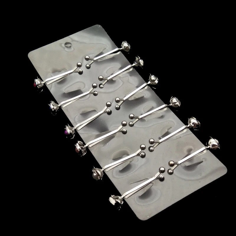 12 шт заколки для мусульманского платка модные жемчужные цветы хиджаб шарф