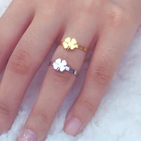 finger ring fashion adjust ring stainless steel woman ring stainless steel ring pattern stainless jewelry geometric ring gift