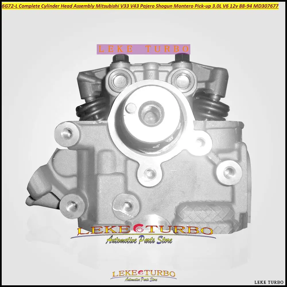 6G72 головки цилиндров в полной сборке сборе для Mitsubishi V33 V43 Pajero Shogun Montero Pick up 3.0L V6 12v