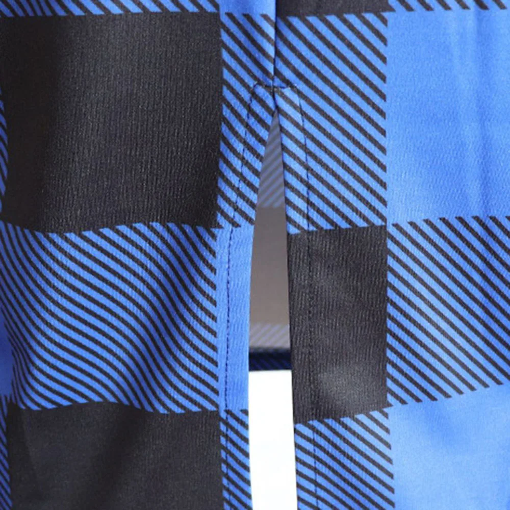 Blue Check Wrap Chest Dress Plaid Spring Autumn Casual Bodycon Midi Dresses Robe Slash Neck 2020 Summer Femme Vestiods | Женская одежда