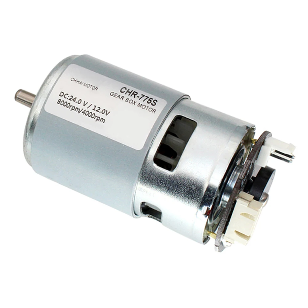Chr 775s Магнитный Holzer Encoder двигатель постоянного тока 24В 8000 об/мин стабильный