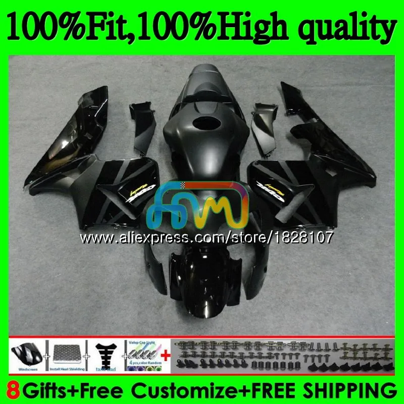 

Injection For HONDA CBR 600RR 600F5 600CC F5 03 04 Matte black 108BS.35 CBR600RR CBR600F5 CBR 600 CBR600 RR 2003 2004 Fairings
