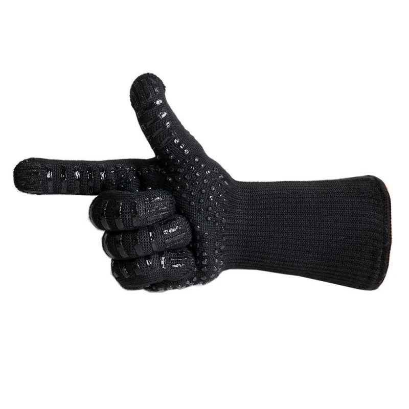 

High Temperature Resistance Anti-scalding And Anti-cutting 500/800 Degree Insulated Gloves For Barbecue Microwave Oven