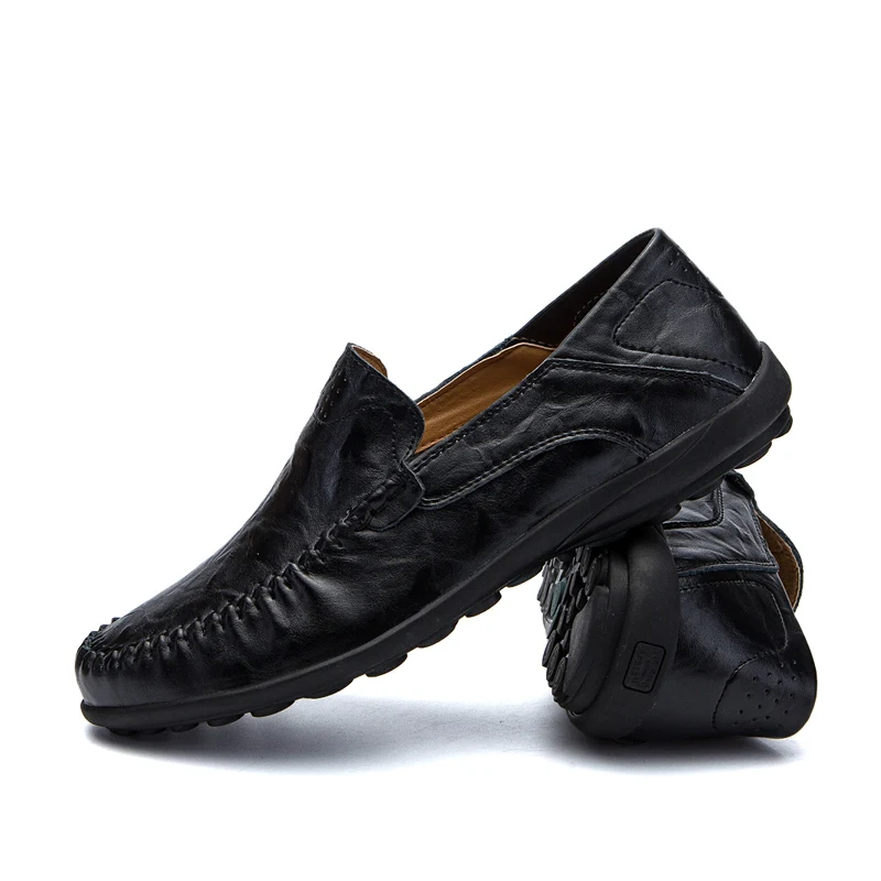 Мужская обувь повседневные Роскошные брендовые итальянские мужские лоферы из
