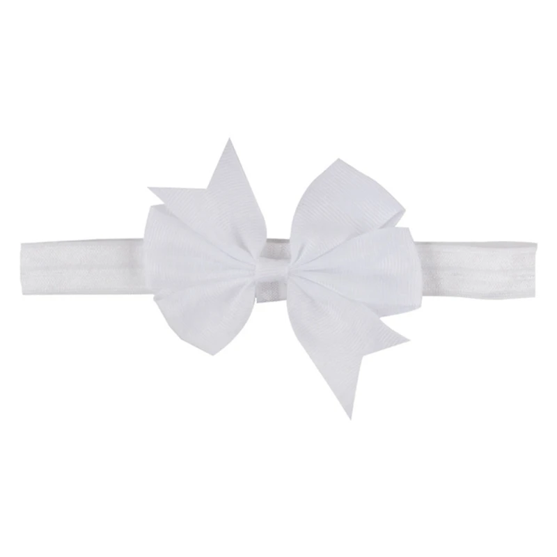 

20pcs/set Cute Bow Tie Headband Hair band DIY Handmade Grosgrain Ribbon Elastic Hairband Baby Kids Hair Accessories