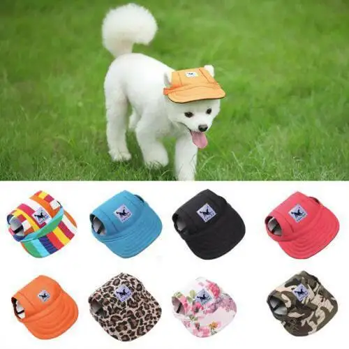 

Бейсболка для собак и кошек, кепка с козырьком от солнца для маленьких и больших собак