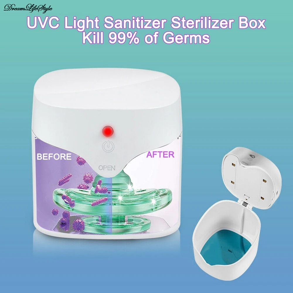 Mini UV Sterilizer Box Portable Autoclave Tool Pacifier Disinfection Cabinet For Instruments Adapter Home | Лампы и освещение