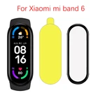Защитное стекло для Xiaomi Mi Band 6, Защита экрана для Miband 6, умный ремешок для часов 6, мягкая пленка, аксессуары для смарт-часов