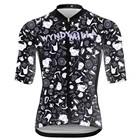Wyndymilla Реплика черепа узор лето мужская майка велосипедная одежда велосипедная с коротким рукавом быстросохнущая велосипедная майка
