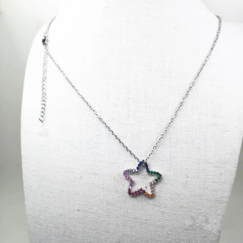 Лидер продаж модное женское ожерелье золотого и розового цвета из нержавеющей