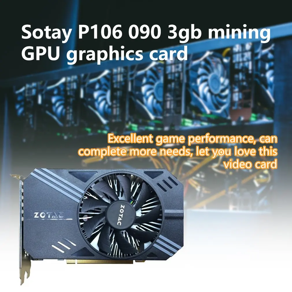 

Durable Mining GPU Graphics Card Video Card P106-90 3GB BTC ETH Ethereum DIGICCY Digital Currency P106 090