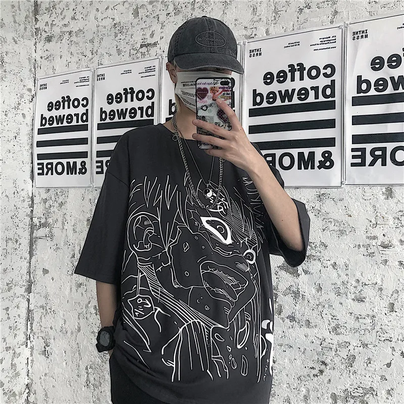 Винтажные Футболки с широким круглым вырезом топы коротким рукавом в стиле