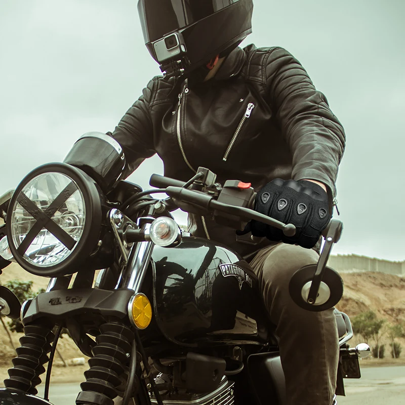 Перчатки OZERO мужские тактические дышащие митенки для мотокросса стиль милитари