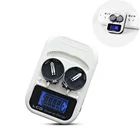 Умное зарядное устройство для батарей, с ЖК-дисплеем, для европейской розетки, для батарей LIR2016LIR2025LIR2032ML2016ML2025ML2032, на 2 батареи