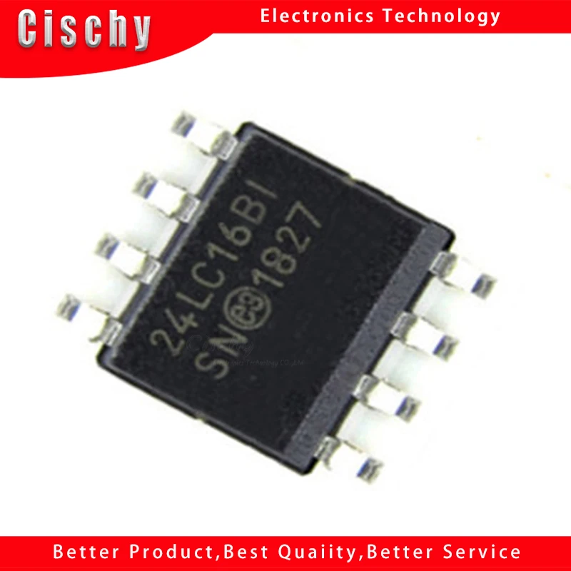 10 шт./Лот 24LC16B-I/SN 24LC16BI-SN 24LC16B 24LC16 SOP-8 В наличии