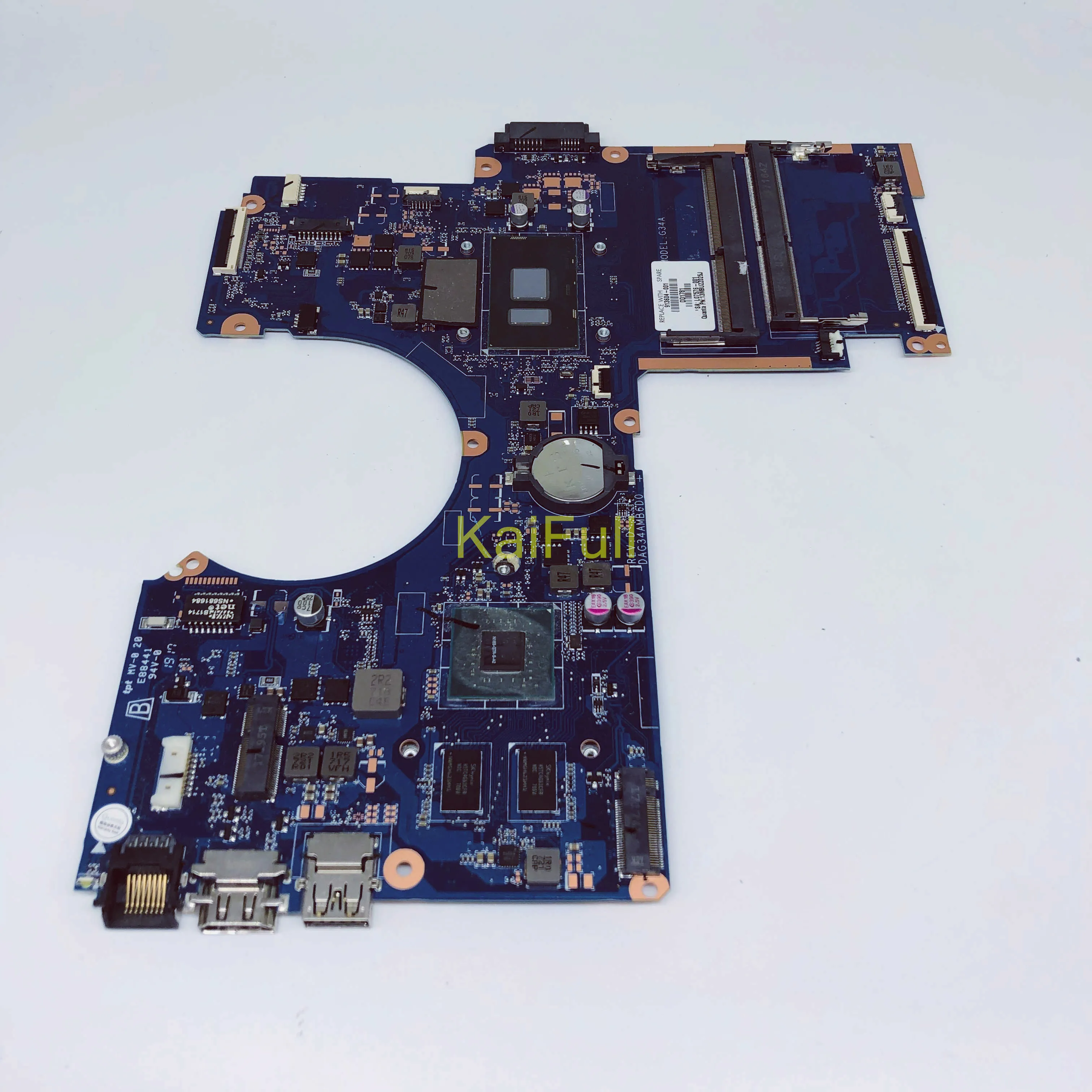 Материнская плата для HP Pavilion 15-AU 913604-601 913604-001 913604-501 DAG34AMB6D0 W/ I7-7500U CPU 940MX 2GB GPU
