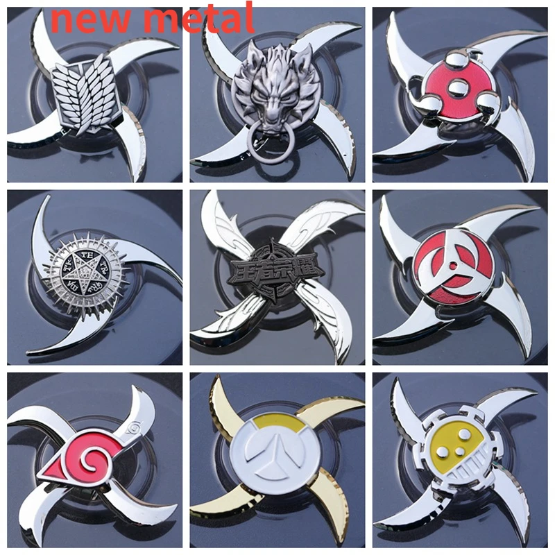 Новый аниме Спиннер &quotНаруто&quot игрушки маховик металлическим верхом игрушка