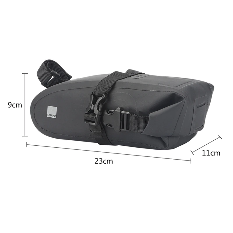 

E9LE Large Capacity Bicycle Saddle Bag Reflective Cycling Bag Pouch for MTB Road Bi