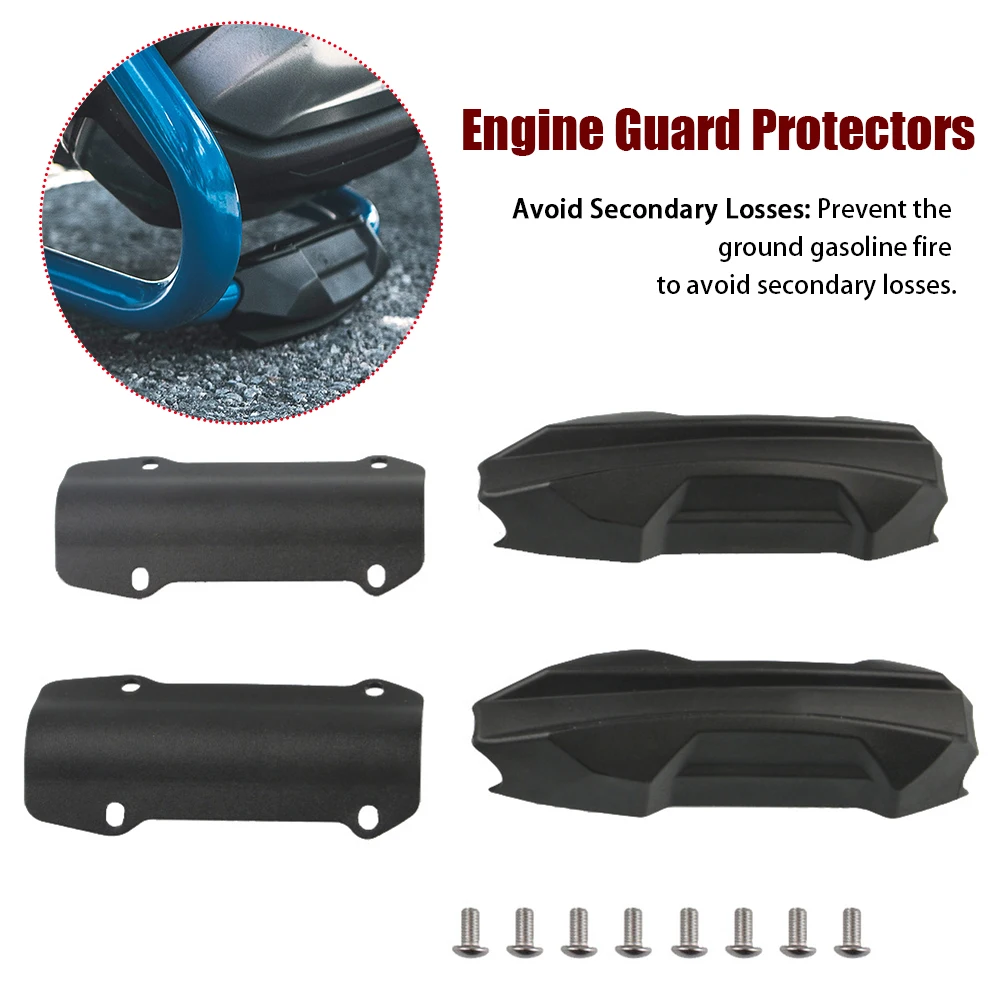

Decorative Block Anti Shock Motorcycle Bumper Exterior Crash Bar Repair Metal Engine Guard Protector Practical For R1250GS