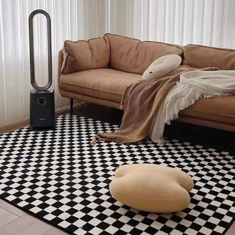

Carpets for Living Room Nordic Lattice Floor Mat Washable Carpets for Bedroom Floor Mat Door Mats Bathroom Mat Entrance Doormat
