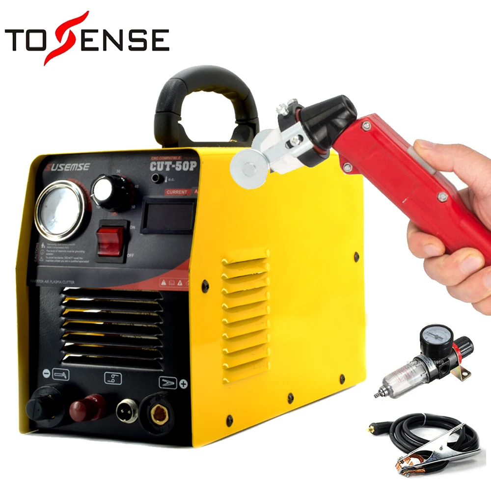 

CUT50P Pilot Arc CNC Plasma Cutter & Accessoires 1-15mm 50A DC Inverter Air Plasma Cutting Machine 110/220v