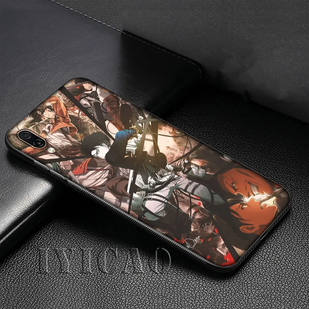 Аниме Атака Титанов мягкий силиконовый чехол для Huawei P30 P20 Pro P10 P9 Lite Mini 2017 2016 P Smart Z