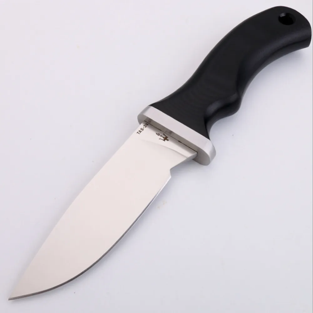 Охота Ножи Отдых на природе для выживания 61Hrc атласная VG 10 Сталь ручка из