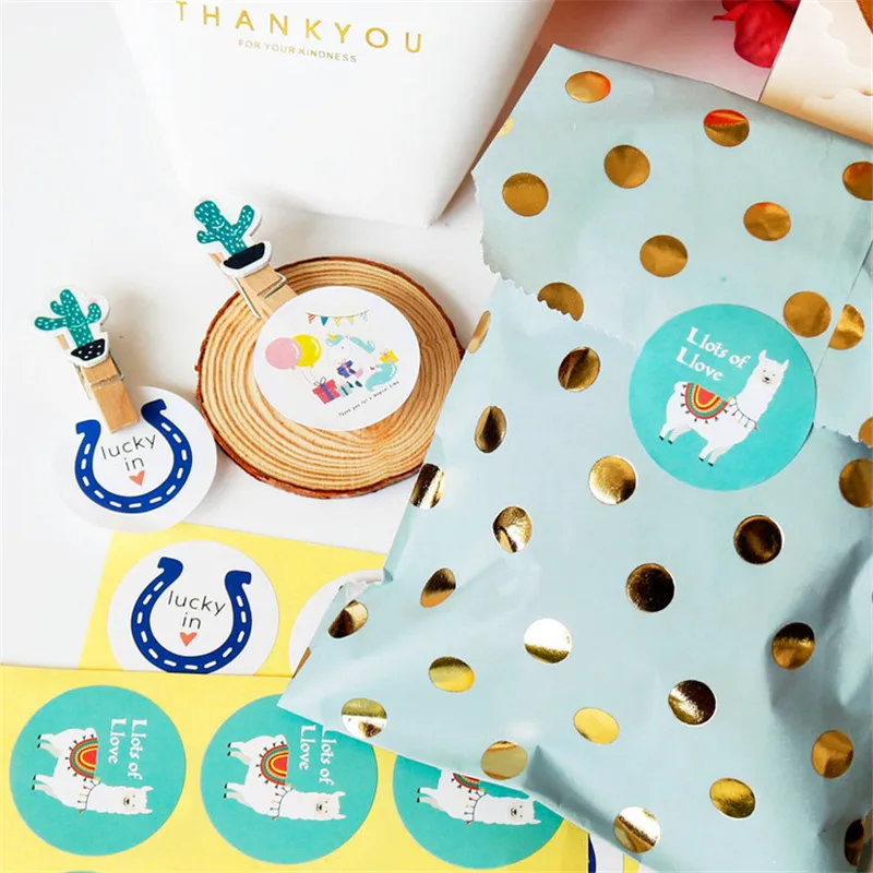 108 шт. наклейки для упаковки подарков|Подарочные сумки и упаковка| |